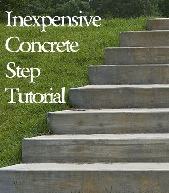 This is a great way to save a ton of money on what would otherwise be very expensive steps - Tutorial Diy Steps, Outdoor Steps, Garden Steps, Concrete Steps, Diy Concrete, Concrete Projects, Casa Exterior, Backyard Projects, Concrete Diy