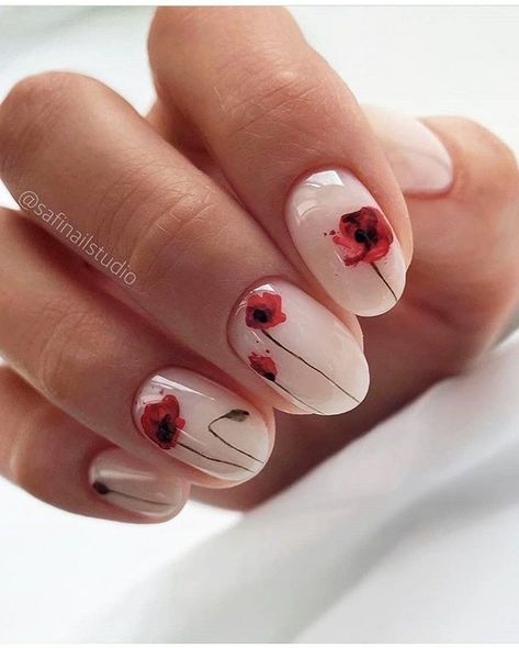 Sqaure Nails, Romantic Nails, Lavender Nails, Flower Nail Designs, Beautiful Nail Designs, Gel Nail Designs, Manicure Y Pedicure, Nail Designs Spring, Flower Nails