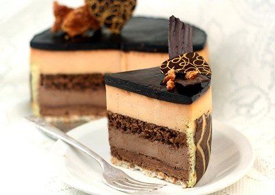 Entremet What is the difference between entremet and dessert in french Entremet Layers, Peanut Butter Mousse, Peanut Butter And Chocolate, Peanut Butter Lovers, Fancy Desserts, A Piece Of Cake, Butter Cake, Piece Of Cake, Cake Chocolate