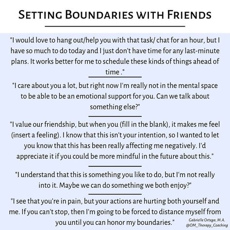 How To Set Boundaries With Friends, Healthy Friendship Boundaries, How To Set Boundaries Relationships, Setting Boundaries Affirmations, How To Set Strong Boundaries, Setting Boundaries, Inner Child Healing, Boundaries, Self Care Activities