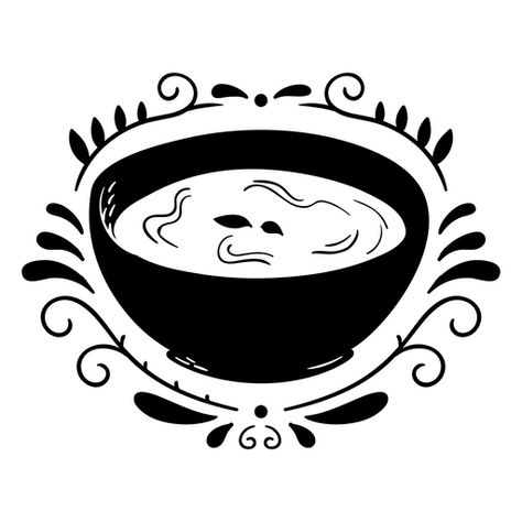 Bowl Of Soup Tattoo, Soup Tattoo, Shelf Painting, Bowl Illustration, T Shirt Design Software, Senior Thesis, Food Png, Girl Drawing Sketches, Instagram Grid