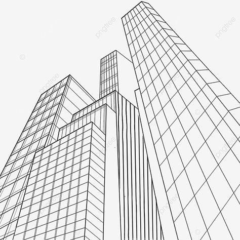 modern city black and white line building City Black And White, Map Creator, Building Sketch, Building Drawing, Wedding Map, Black And White Lines, White Line, Modern City, Png Images