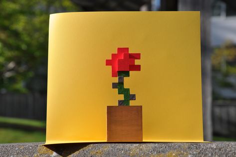 3D Printed Minecraft Flower Home Decor Minecraft Cactus, Minecraft Flowers, Flower Home Decor, Flower 3d, Mother Day Gifts, 3d Printed, Minecraft, Poppies, Small Business