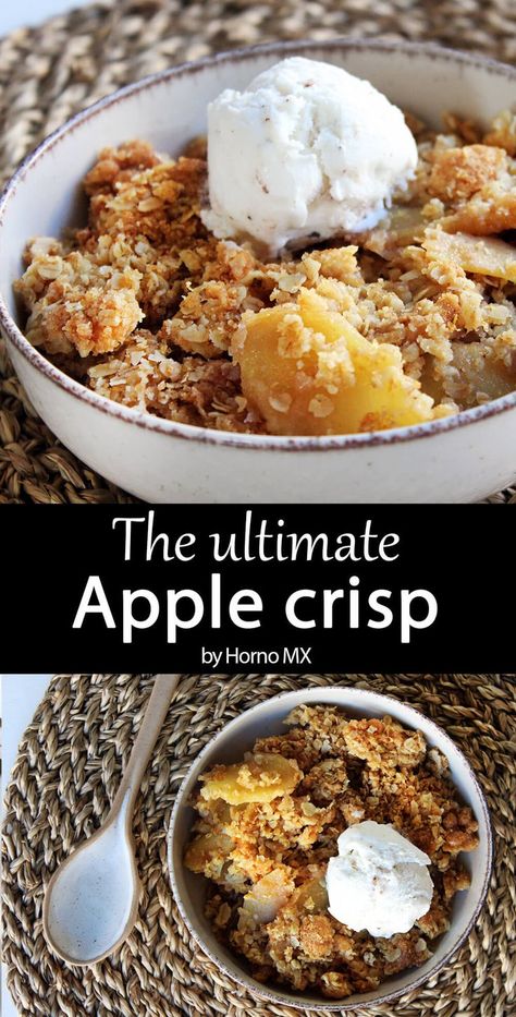 This apple crisp is so good! An easy recipe that works every time and everyone likes. Ultimate Apple Crisp, Apple Crisp Recipe Easy, Apple Pear Crisp, Apple Crisp Topping, Easy Apple Crisp, Pear Crisp, Easy Apple Crisp Recipe, Apple Crisp Recipe, Apple Crisp Easy