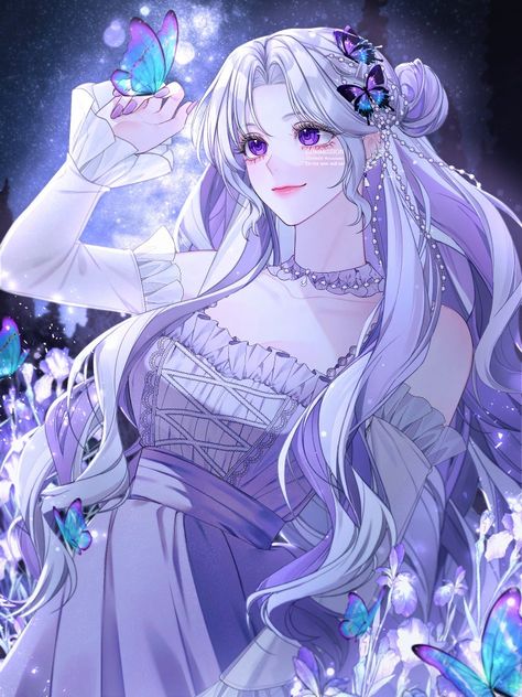 White Hair Purple Eyes Anime, White Hair Purple Eyes, Anime Korea, Goofy Movie, Violet Eyes, Purple Eyes, Woman Drawing, Cute Art Styles, Cute Anime Pics