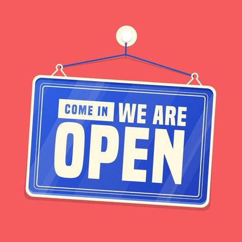 We are open sign design | Free Vector #Freepik #freevector #business #sign #welcome #open We Are Open Sign, Opening Hours Sign, Sorry We Are Closed, Open Sign, Shoe Wall, Ribbon Banner, Open Signs, We Are Open, Business Signs