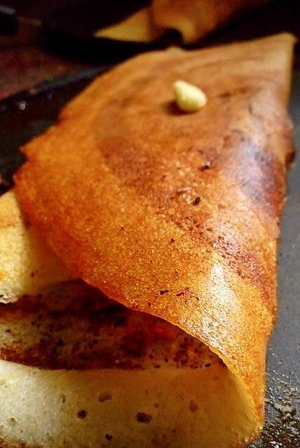 Mysore masala dosa with Barnyard millets Siruthaniyam Recipes, Barnyard Millets, Quinoa Lunch, Mysore Masala Dosa, Masala Dosa Recipe, Indian Delicacies, Masala Dosa, Millet Recipes, Veg Food