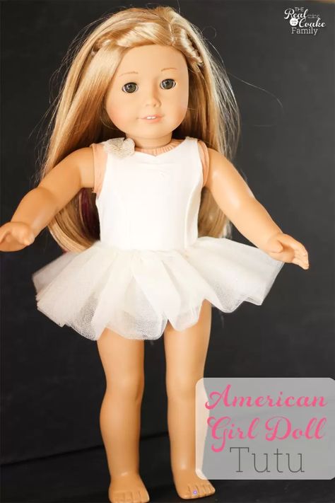 Tutu Pattern, Make A Tutu, Doll Tutu, American Girl Diy, American Girl Doll Diy, Girls Clothes Patterns, Diy Tutu, American Girl Patterns, American Girl Doll Crafts