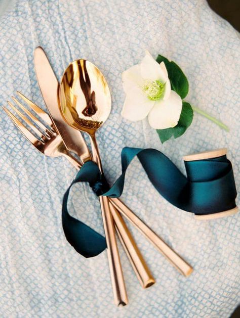 Rich and Decadent Copper + Teal Colour Palette - weddingsonline Rustic Wedding Decorations, Copper Wedding, Teal Wedding, Blue Table, Gold Copper, Big Wedding, Pretty Wedding, Mallard, Diy Wedding Decorations