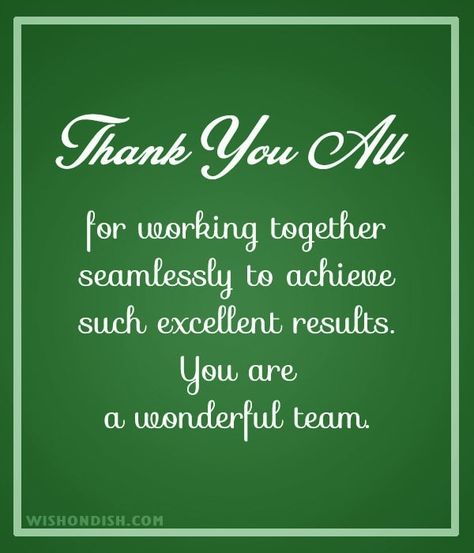 Top 20+ Thank You Messages for Team - WishonDish Sweet Dreams Messages, Best Thank You Message, Good Night All, Words Of Appreciation, Office Culture, Thank You Messages, Team Leader, Team Member, Great Team