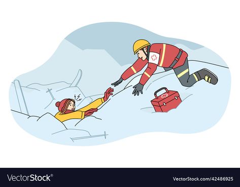 Avalanche Drawing, Rescue Illustration, Flat Vector Illustration, Flat Vector, Find People, Snow Storm, Ski Resort, Life Savers, Transparent Png