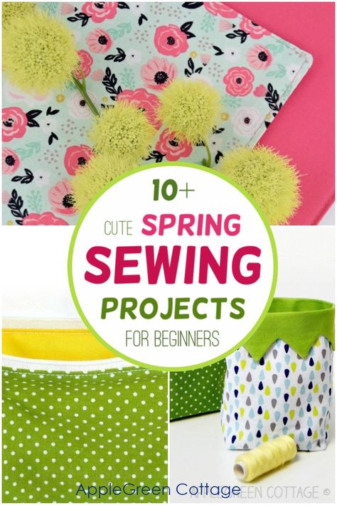 Check out these 14 spring sewing ideas for beginners, and make a project of your own. They are wonderful sewing projects, fun and easy, that can also be used as your Easter home decor - diy Spring placemat, diy spring napkin rings, or diy bunnies, diy birds and bunny pouches - check them all out! Spring Sewing Ideas, Sewing Ideas For Beginners, Easter Sewing Projects, Diy Bunnies, Spring Sewing Patterns, Spring Sewing Projects, Placemat Diy, Sewing Beginners, Sewing Felt