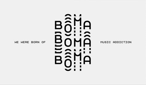 New Logo and Identity for BOMA by Papanapa  #fashionphotographer #fashionphotography #trendy #womensfashion #fashiondesigner #couture #trends #fashionindustry #mua #makeupforever Liz Phair, Sound Logo, Music Logos, Kevin Parker, Museum Logo, Logo Challenge, Logos Photography, Logo And Identity Design, Music Logo Design