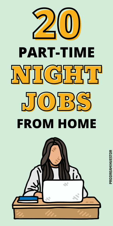 Night Jobs From Home, Work From Home Night Jobs, 30 Jobs You Can Do At Night, Work At Home Jobs Legitimate, Part Time Evening Remote Jobs, Typing Jobs From Home, Amazon Work From Home, Online Jobs For Teens, Online Jobs For Moms