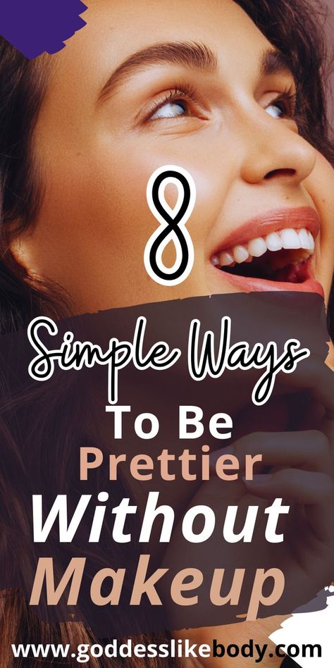 Discover 8 ways to enhance your natural beauty without relying on makeup! Say goodbye to foundation, eyeshadow, and lipstick, and hello to these simple, yet effective tips! Simple Makeup Without Foundation, Ways To Be Prettier, Prettier Tips, How To Be Prettier, Be Prettier, Embrace Natural Beauty, How To Shade, Beauty Games, Celebrity Kids