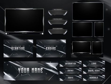 Black Twitch Overlay Free, Transition Overlay, Streaming Overlay, Overlays Twitch, Twitch Stream Overlay, Ux Kits, Wordpress Landing Page, White Overlay, Landing Page Design Inspiration