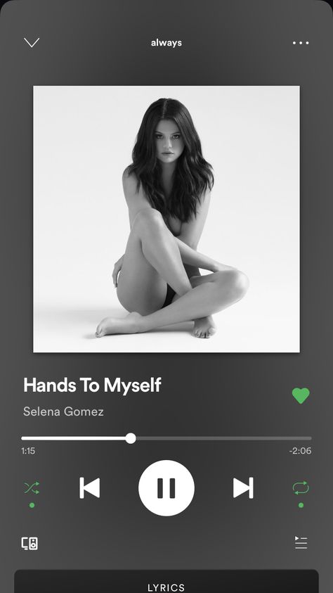 Selena Gomez Hands To Myself, Selena Gomez Spotify, Same Old Love, Hands To Myself, A$ap Rocky, Song Playlist, Beautiful Songs, Music Playlist, Selena Gomez