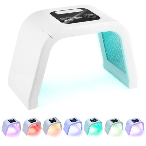 7 Color Facial Lamp, LED 7 Color Face Mask Machine, Skin Care Facial Light, Salon & SPA Beauty Equipment Led Light Therapy Skin, Led Light Facial, Face Mask Machine, Light Therapy Skin, Therapy Lamp, Led Light Therapy, Anti Aging Facial, Beauty Equipment, Lamp Led