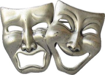 Theatre Faces, Emma Verde, Comedy Tragedy Masks, Drama Masks, Opera Mask, Tragedy Mask, Mask Aesthetic, Mask Drawing, Theatre Masks