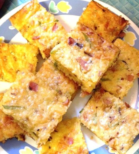 Quiche Squares, Egg Squares, Yellow Farmhouse, Grab N Go, My Yellow, Crustless Quiche, Cooking For A Crowd, Monterey Jack, Monterey Jack Cheese