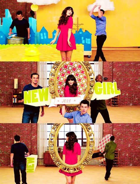 New girl Schmidt Quotes, Jess New Girl, Max Greenfield, Girls Tv Series, New Girl Quotes, Jake Johnson, Jessica Day, Girl Themes, Zooey Deschanel