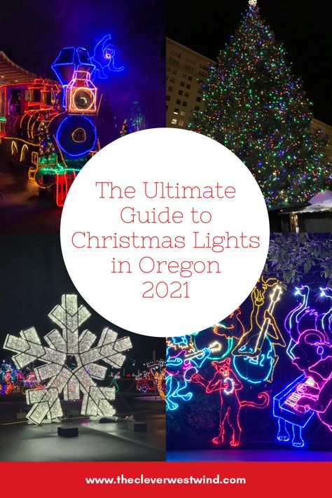 The Ultimate Guide to Christmas lights in Oregon 2021 - The Clever West Wind Usa Places To Visit, Christmas Light Show, Best Christmas Lights, German Christmas Markets, Christmas Ships, Best Christmas Markets, Most Beautiful Places To Visit, Trip Destinations, Visit Usa