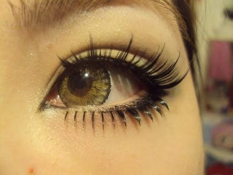 Heisei Makeup, Simple Gyaru Makeup, Gyaru Eye Makeup, Gal Makeup, Makeup Blue Eyes, Gyaru Hair, Scene Makeup, Gyaru Makeup, Makeup Tut