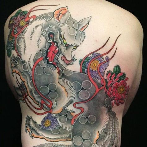 Kitsune Tattoos: Origins, Meanings, & Types of Japanese Fox Spirits | TatRing Japanese Fox Tattoo, Animal Tattoo Meanings, Fox Tattoo Meaning, Japanese Wolf, Wolf Tattoo Meaning, Japanese Tattoo Women, Fox Tattoo Design, Japanese Fox, Japanese Animals