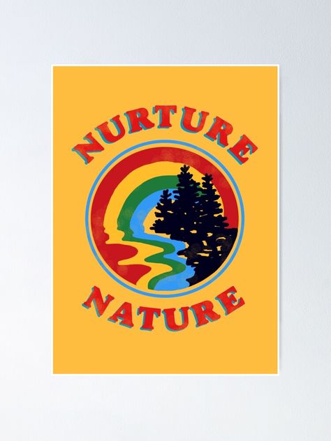 "nurture nature vintage environmentalist design" Poster by glowingly | Redbubble Earthy Aesthetic Wallpaper, Earth Grunge, Earth Drawing, Earthy Aesthetic, Nature Vintage, Happy Earth Day, Happy Earth, Photo Wall Collage, Hippie Art