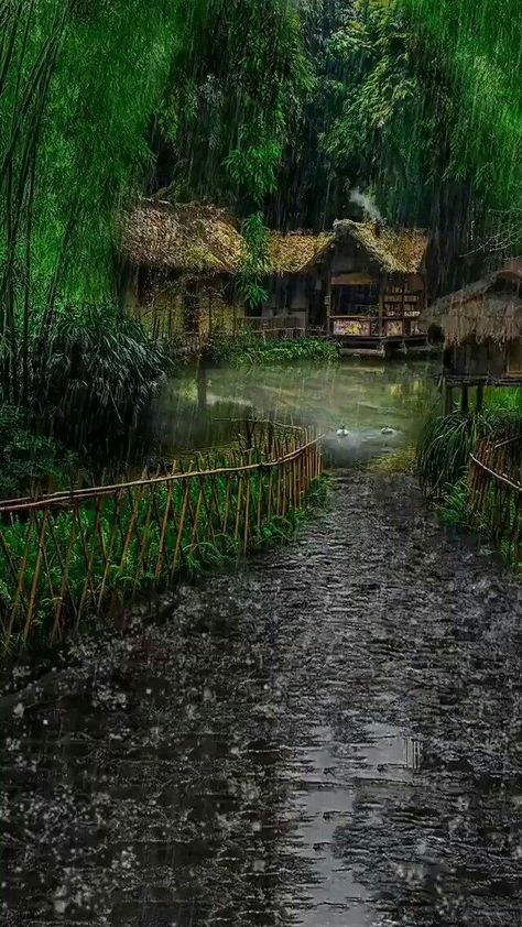 Rain Sound, Voyage Bali, Amazing Places On Earth, Beautiful Images Nature, Beautiful Locations Nature, Beautiful Places Nature, Beautiful Photos Of Nature, Beautiful Nature Wallpaper, Rain Photography