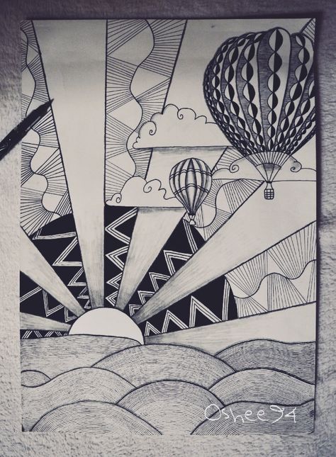 zentangle sky sunshine Zentangle Sky, Sketch Tips, Workshop Ideas, Class Ideas, Zentangle Patterns, Doodle Drawings, Art Class, Art Classes, Tangled