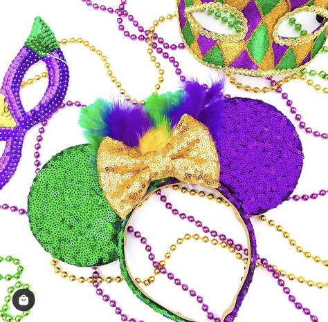 Disney Port Orleans, Lilly Pulitzer Fabric, Cute Mickey Mouse, Spring Break Trips, Mardi Gras Shirt, Disney Family Vacation, Mickey Mouse Ears, Minnie Mouse Ears, Cool Ties