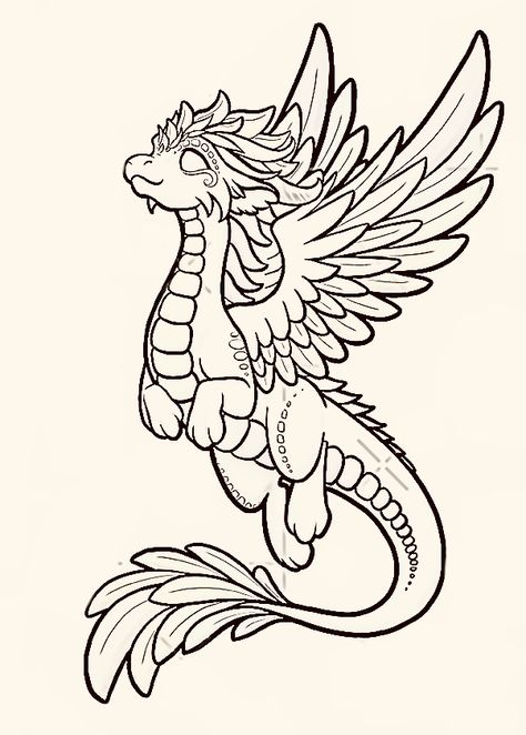 Dragon Flash Art, Dragon Drawing Line Art, Dragon Drawing Template, Fairy Dragon Drawing, Cute Dragon Drawing Sketches, Dragon Drawing Simple, Dragon Colouring Pages, Mythical Creatures Coloring Pages, Dragon Lineart