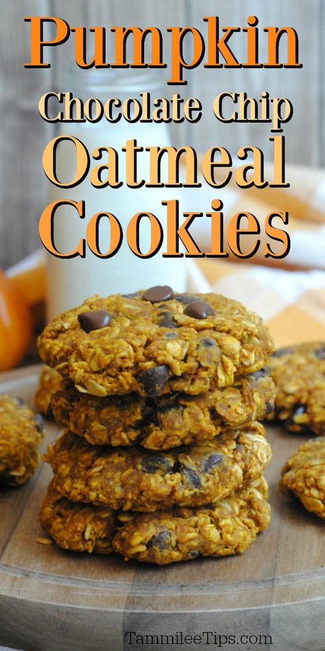 Oatmeal Pumpkin Chocolate Chip Cookies, Peanut Butter Pumpkin Cookies, Pumpkin Oat Chocolate Chip Cookies, Pumpkin Peanut Butter Cookies, Pumpkin Oat Cookies, Pumpkin Oatmeal Chocolate Chip, Pumpkin Oatmeal Chocolate Chip Cookies, Cookies Recipe Video, Peanut Butter And Chocolate Chips