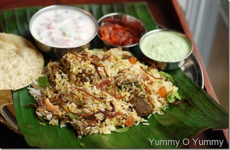 Malabar Biriyani, Gluten Free Rice Recipes, Mutton Biriyani, Mutton Biryani Recipe, Spanish Rice Recipe Easy, Spanish Rice Easy, Pork Chops And Rice, Mutton Biryani, Spanish Rice Recipe