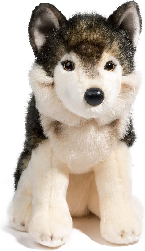 Amazon.com: Douglas Atka Wolf Plush Stuffed Animal : Toys & Games Wolf Stuffed Animal, Wolf Plush, Sleeping Animals, Wolf Stuff, Plush Coat, Dog Stuffed Animal, Stuffed Animal Cat, Teddy Bear Stuffed Animal, Animal Toys