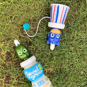 Good 2 Grow Juice Tops Reuse, Good 2 Grow Juice Tops, Plastic Bottle Stem Project, Diy Bottle Planter, Good 2 Grow Juice, Reuse Water Bottles Plastic Diy Crafts, Water Bottle Recycle Projects Kids, Rocket Ship Craft Soda Bottle, Recycled Toys Diy Plastic Bottles