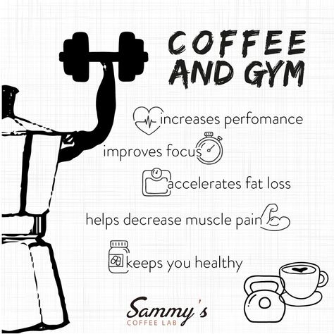 Drink Coffee before Gym Coffee Before Workout, Gym Posts, Coffee Gym, Gym Cafe, Dream Salon, Coffee Health, Gym Wallpaper, Coffee Shop Photography, Coffee Lab