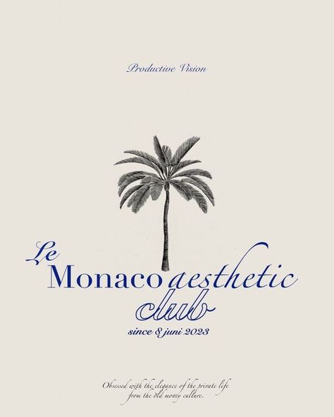 Monaco Aesthetic, Freetime Activities, 카드 디자인, 로고 디자인, Branding Inspiration, Design Branding, Graphic Design Inspiration, Logo Inspiration, Design Inspo