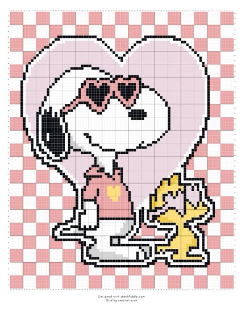 Effortless Crochet Grid Patterns to Elevate Your Craft Hello Kitty Tapestry Crochet Grid, Crochet Image Patterns, Woodstock Pixel Art, Snoopy Tapestry Crochet, Snoopy Tapestry, Crochet Grid Patterns, Crochet Graph Patterns, Pixel Grid, Crochet Grid