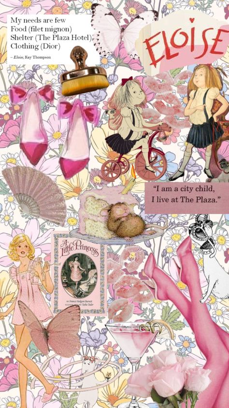 Who is the little girl who lives at the plaza in New York?🎶🎀 Eloise At The Plaza, Chic Wallpaper, 23rd Birthday, Princess Aesthetic, The Plaza, Aesthetic Images, Book Characters, Movie Scenes, Pink Aesthetic