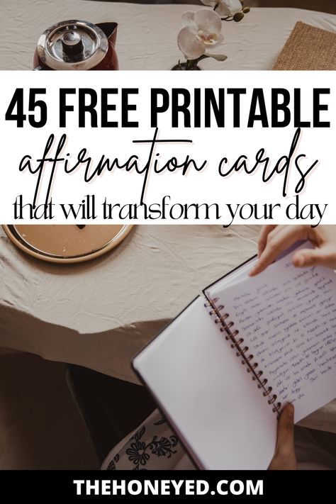 Looking for a daily dose of positivity? ✨Check out our FREE Printable Affirmation Cards! 💫With 45 powerful positive affirmation cards to transform your day, you'll be manifesting all your dreams in no time. 💖 Daily Affirmations Printable, Free Printable Affirmation Cards, Atc Coins, Printable Affirmations, Affirmations Printable, Affirmation Cards Printable, Finance Bullet Journal, Teacher Appreciation Ideas, How To Order Starbucks