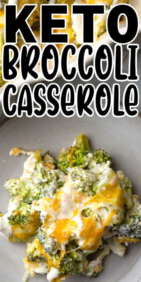 Keto Cheesy Broccoli Casserole, Low Carb Cheesy Broccoli, Broccoli Recipes Keto Low Carb, The Broccoli Thing, Side Dish With Broccoli, Keto Broccoli Casserole Easy, Broccoli And Cream Cheese Recipes, Low Carb Broccoli Cheese Casserole, Chicken Brocolli Casserole Keto