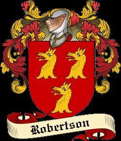 Robertson Family Crest and History Clan Donnachaidh, Robertson Tartan, Crest Tattoo, Scottish Crest, Donald Robertson, Robertson Family, Scotland History, Family Shield, Scottish Ancestry