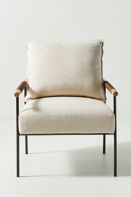 Shop the Valencia Linen Atticus Armchair at Anthropologie today. Read customer reviews, discover product details and more. Minimal Accent Chair, Accent Arm Chairs For Living Room, Modern Organic Accent Chair, Small Lounge Chair, Arm Chair Living Room, Wood Frame Chair, Linen Lounge Chair, Aesthetic Advice, Modern Arm Chair