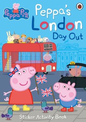 Peppa's London Day Out Sticker Activity Book Peppa And George, Sticker Activity, London With Kids, Sound Book, Little Library, Holiday Stickers, World Pictures, Activity Book, Amazing Adventures