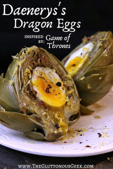 Game of Thrones | A Targaryen Table | The Gluttonous Geek Skyrim Inspired Recipes, Dragon Eggs Recipe, Elven Food Recipes, Game Of Thrones Food Recipes, Fantasy Food Recipes, Dnd Recipes, Literary Recipes, Fantasy Recipes, Game Of Thrones Food