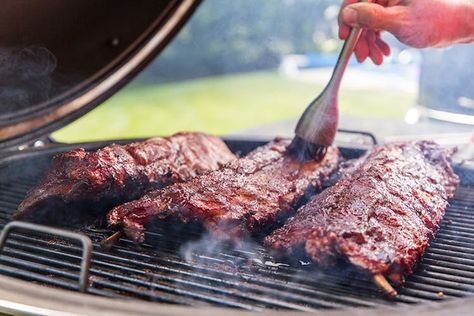 Classic Baby Back Ribs Recipe on Charcoal or Gas Grills | Grilling Inspiration | Weber Grills Charcoal Cooking, Weber Recipes, Cooking With Charcoal, Labor Day Recipes, Grilling Recipes Sides, Bbq Side Dish, Rib Sauce, Weber Grills, Grilled Recipes