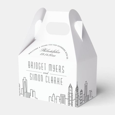 Nashville City, Skyline Wedding, Wedding Favor Box, Wedding City, Wedding Program Fans, Dinner Event, Event Favors, Reception Dinner, Baltimore Wedding