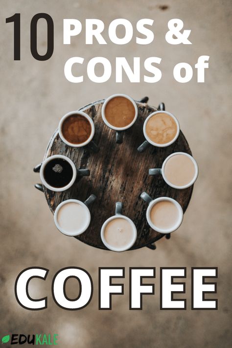 Is coffee bad for you? Or is coffee good for you? Coffee is one of the most widely consumed beverages in the world. Its comforting taste and caffeine boost are relied on by many. But is coffee healthy? Controversies regarding the health benefits of coffee still exist. So is coffee good for you or should you ditch coffee? Here are the pros and cons of coffee, including coffee health facts and side effects of coffee. #coffee #iscoffeebadforyou Coffee Bad, Coffee Health, Coffee Guide, Coffee Facts, Java Burn, Too Much Coffee, Coffee Health Benefits, Coffee Obsession, Coffee Benefits